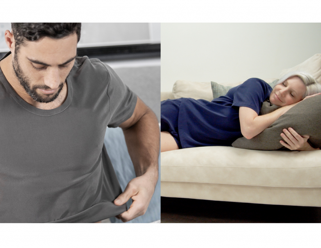 silk sleep set for men and women